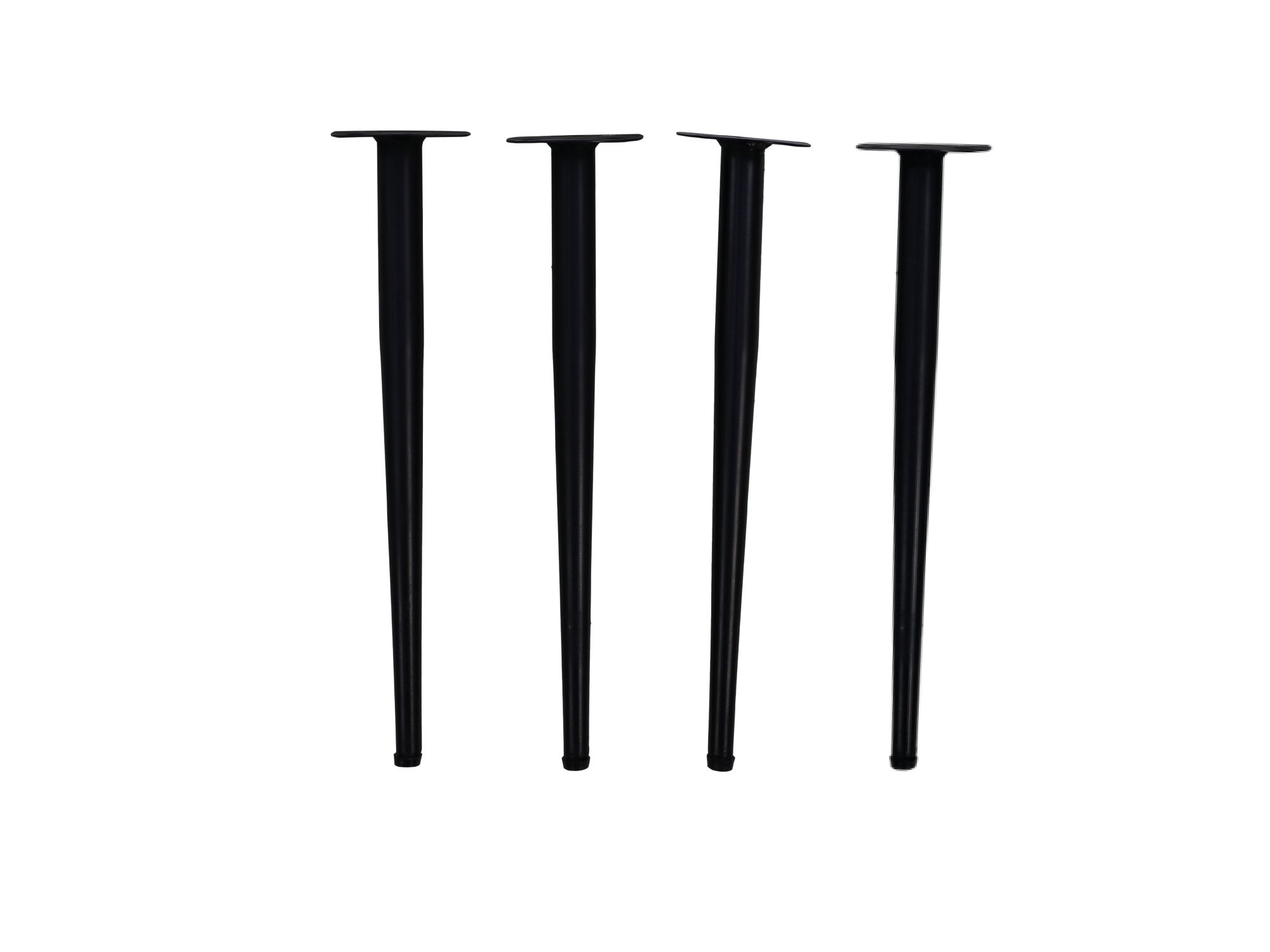 Table legs Ventura - ø2x35 - Dark gray - Metal - Set of 3